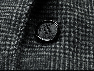 Abrigo de Lana Reversible a Cuadros para Hombre - Image 14