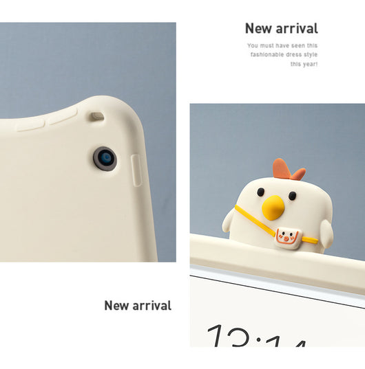 Mochila Infantil con Funda de Silicona para Tablet - Diseño Pollo Adorable - Image 10
