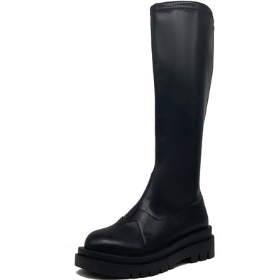 Botas Altas Slim Retro Versátiles - Image 8