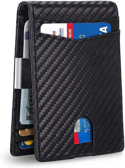 Billetera de Cuero PU con Múltiples Compartimentos y Protección Antirrobo - Image 8