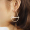 Aretes Personalizados en U Estilo Brenda - Diseño DIY Inglés