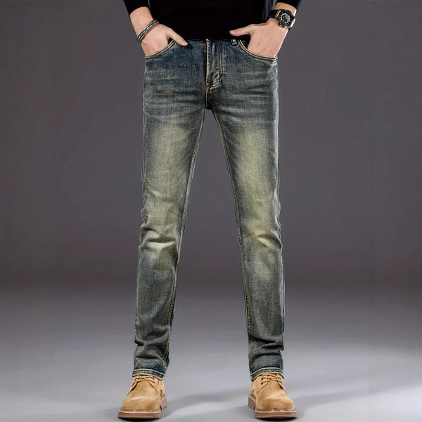 Jeans Skinny Azul Retro con Tecnología Reductora y Stretch