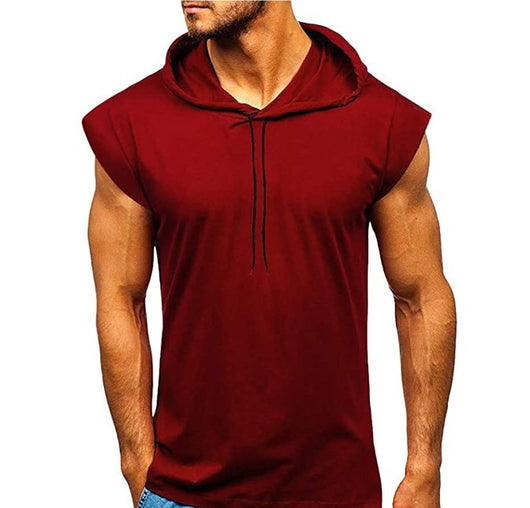 Musculosa Deportiva con Capucha y Cordones