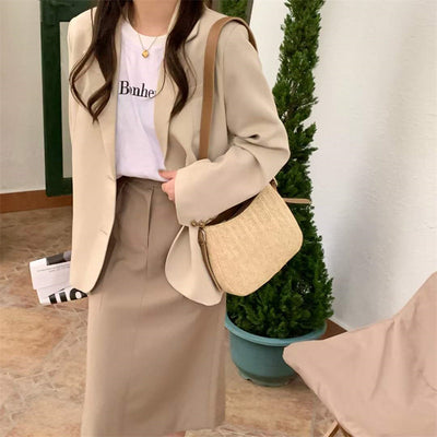 Bolso Axilar de Moda en Cuero PU con Tejido Peludo - Image 4
