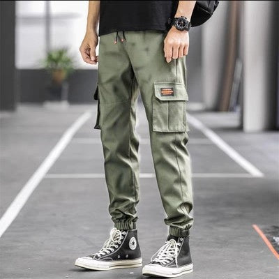 Pantalones de Trabajo Resistentes con Bolsillos Múltiples y Cintura Elástica - Image 9