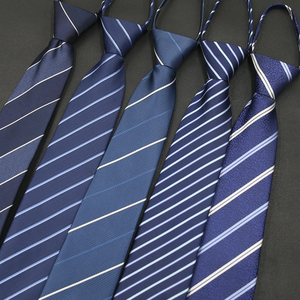 Corbata con Cierre Ejecutiva sin Nudo para Hombre