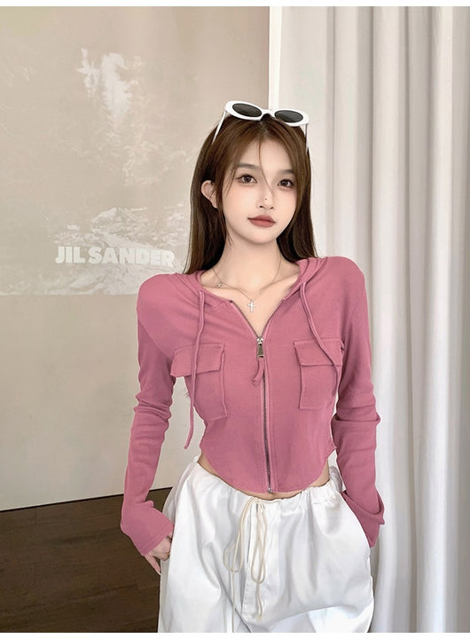 Cardigan Corto con Capucha para Mujer - Image 12