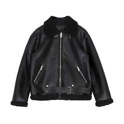 Chaqueta de Lana de Cordero Suelta Holgada para Hombre - Image 7
