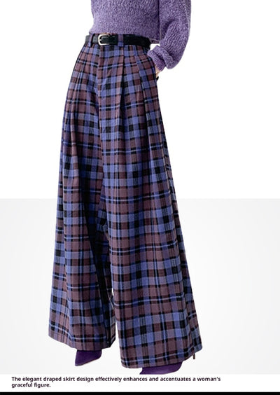Pantalones Anchos de Cintura Alta Reductores Estilo Retro para Mujer - Image 12