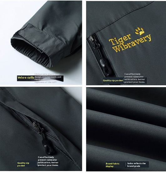 Chaqueta Táctica para Hombre con Forro Polar - Resistente al Viento - Image 35