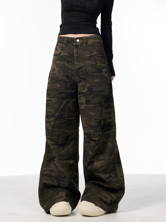 Pantalones Vaqueros Camuflaje Cintura Alta para Mujer - Comodidad y Estilo - Image 7