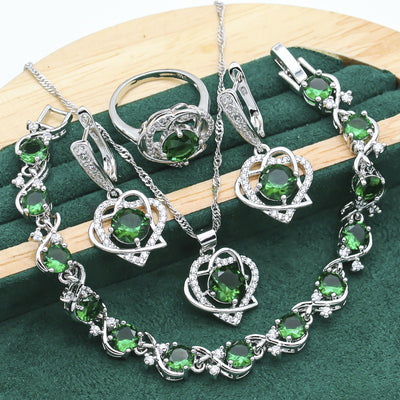 Conjunto de Joyería Elegante: Anillo, Collar, Aretes y Pulsera - Image 7