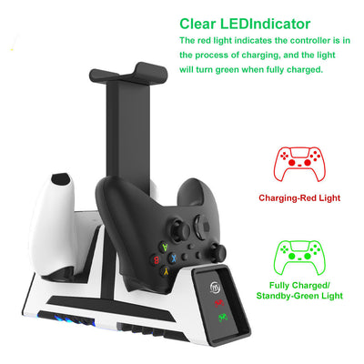 Base Multifuncional PS5/PS4 con Cargador Doble para Controles - Image 11