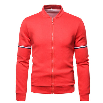 Chaqueta de Hombre con Cuello Tipo Cinta Británico