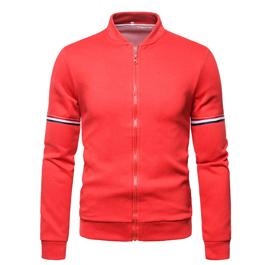 Chaqueta de Hombre con Cuello Tipo Cinta Británico