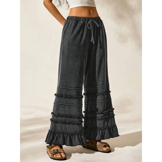 Pantalones Anchos Vintage Efecto Desgastado - Estilo Casual Verano - Image 4