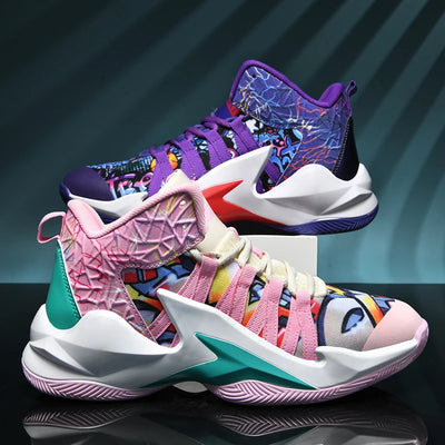Zapatillas de Baloncesto Blancas Altas para Hombre - Image 25