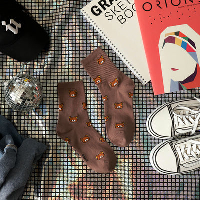 Calcetines Tubo Estampados para Mujer con Diseños Divertidos - Image 7
