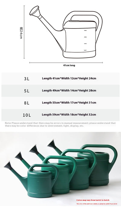 Regadera Dual de 10L con Boquilla Larga - Plástico Resistente para Jardín - Image 20