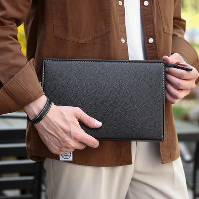 Maletín de Cuero Suave para Hombre - Estilo Casual Ejecutivo Moderno - Image 4