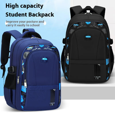 Mochila Escolar Infantil de Gran Capacidad Transpirable y Ligera