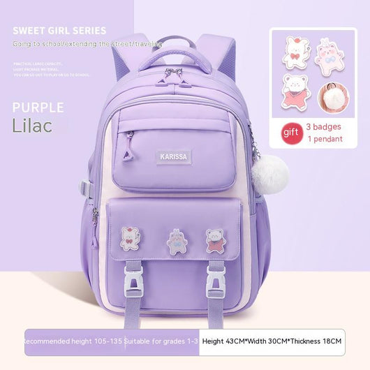 Mochila Escolar Impermeable para Niñas - Gran Capacidad y Resistente - Image 2