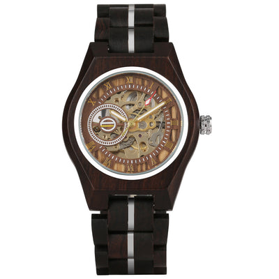 Reloj Automático para Hombre con Esfera Calada de Estilo Romano - Image 9