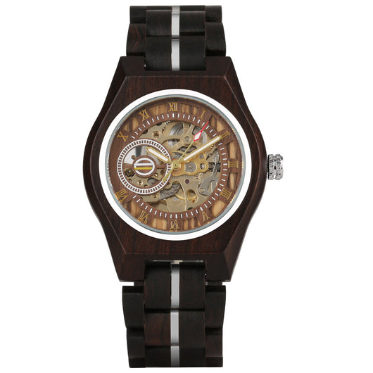 Reloj Automático para Hombre con Esfera Calada de Estilo Romano - Image 9