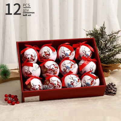Bola Navideña de Impresión Exquisita - Adorno para Árbol de Navidad - Image 2