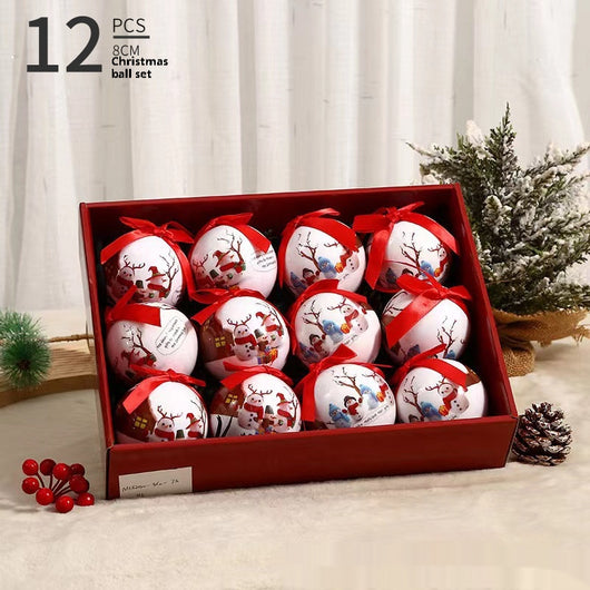Bola Navideña de Impresión Exquisita - Adorno para Árbol de Navidad - Image 2