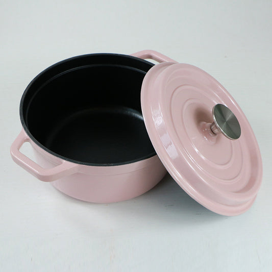 Olla de Sopa Esmaltada de Hierro Fundido 22cm - Cacerola Profesional - Image 2