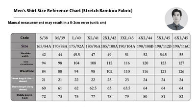 Camisa Profesional de Fibra de Bambú Blanca para Hombre - Image 13