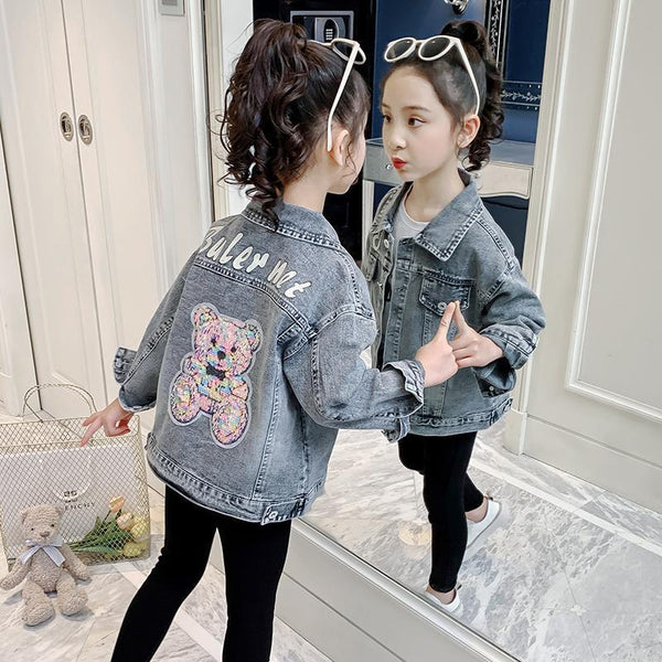 Chaqueta Vaquera Infantil con Diseños Animados
