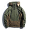 Chaqueta de Plumas con Doble Cremallera y Diseño de Vanguardia