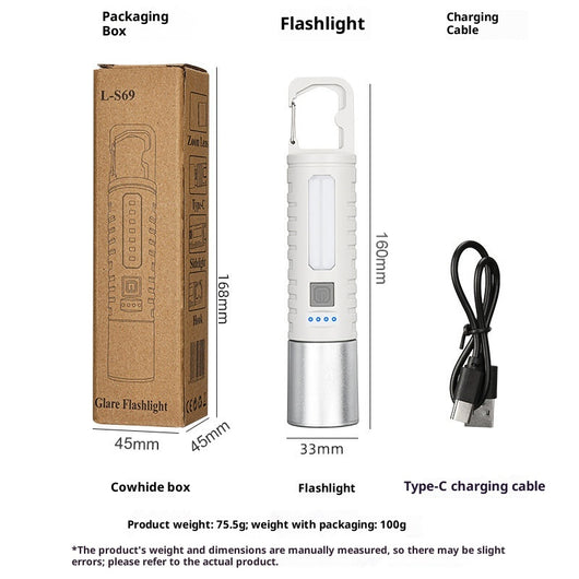 Linterna LED de Alta Potencia con Zoom Telescópico Portátil - Image 8