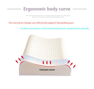 Almohada de Látex Infantil Ergonómica para Guardería y Preescolar - Image 24