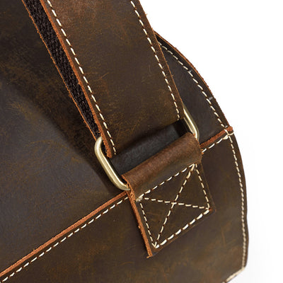 Mochila Retro de Cuero Premium para Viajes y Ocio - Image 16