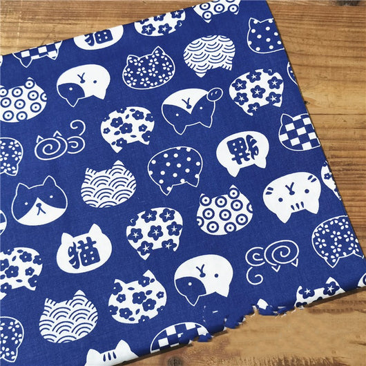 Bolsa de Tela de Algodón Estilo Japonés con Encanto de Gato Shiba Inu