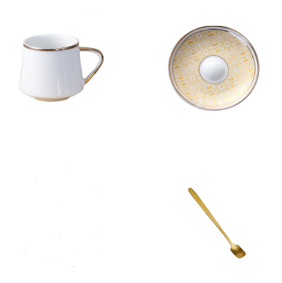 Juego de Taza y Plato de Cerámica Turca para Café - Image 9