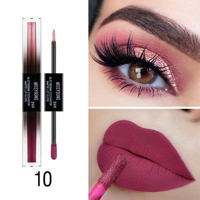Sombra de Ojos y Brillo Labial Doble Punta en Tonos Neutros - Image 11