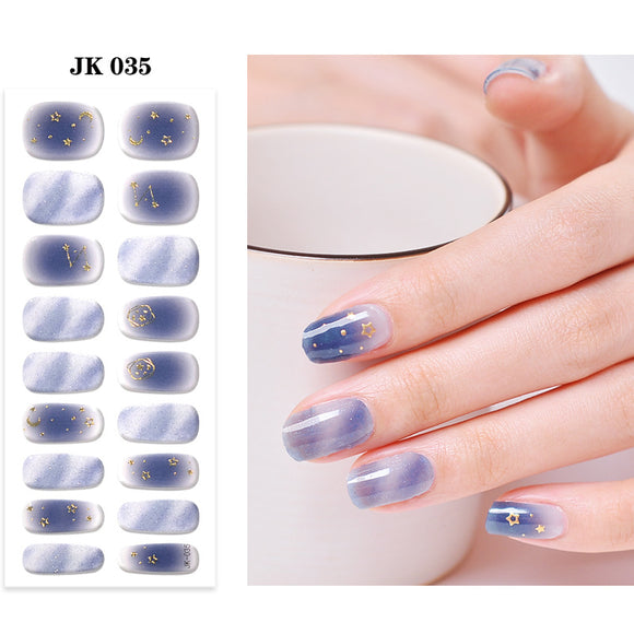Adesivos de Unhas de Gel UV Semi-curados à Prova d'Água - Pure Desire Wind Wear