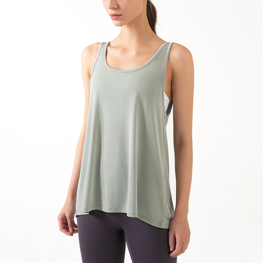 Top Deportivo sin Mangas para Yoga y Running - Efecto Reductor