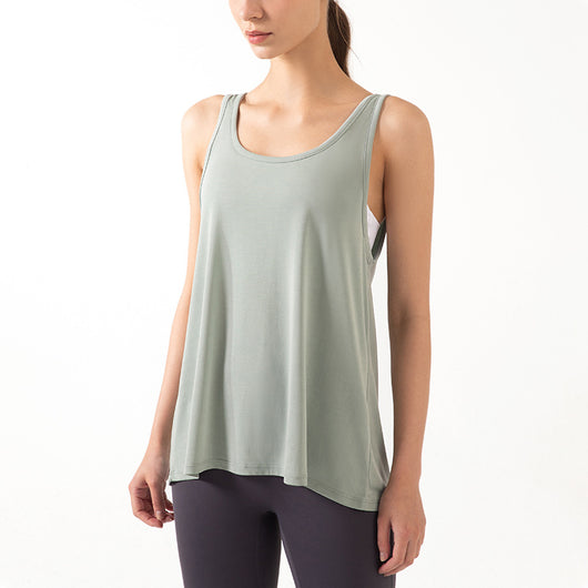 Top Deportivo sin Mangas para Yoga y Running - Efecto Reductor