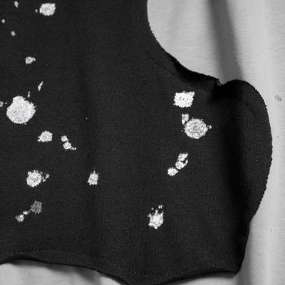 Playera Patchwork Irregular de Manga Corta para Hombre - Image 8