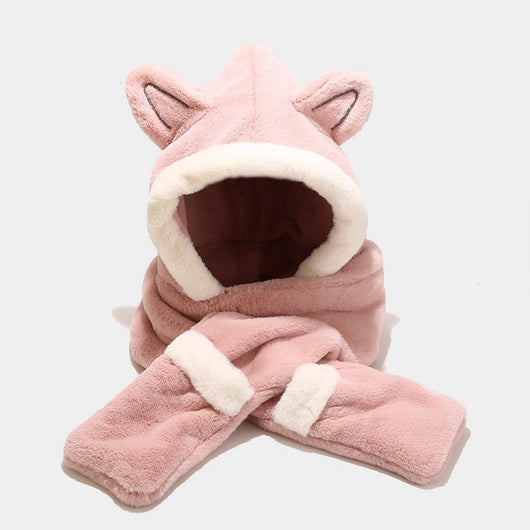 Gorro de Protección Felino con Orejas de Felpa Gruesa - Image 6