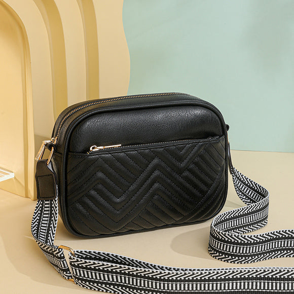 Bolsa Mensajera Cuadrada Estilo Europeo para Mujer