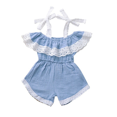 Jumpsuit Monohombro de Encaje para Niña - Diseño Moderno y Elegante - Image 3