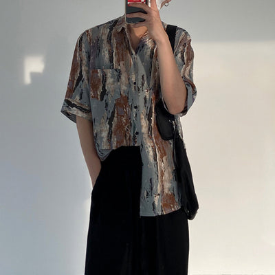 Camisa Suelta de Manga Tres Cuartos Estilo Coreano - Image 4