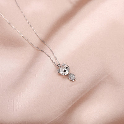 Collar Clavícula Temperamento Coreano con Diamantes Completos - Image 19
