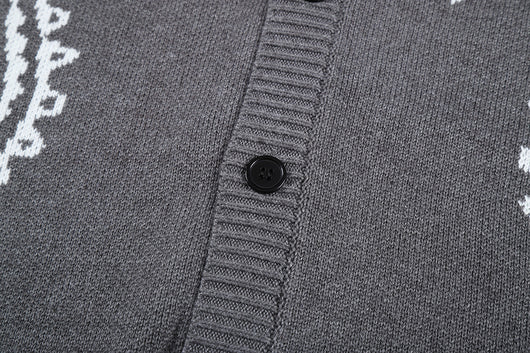 Suéter Tejido a Juego para Parejas - Chaqueta Unisex - Image 8